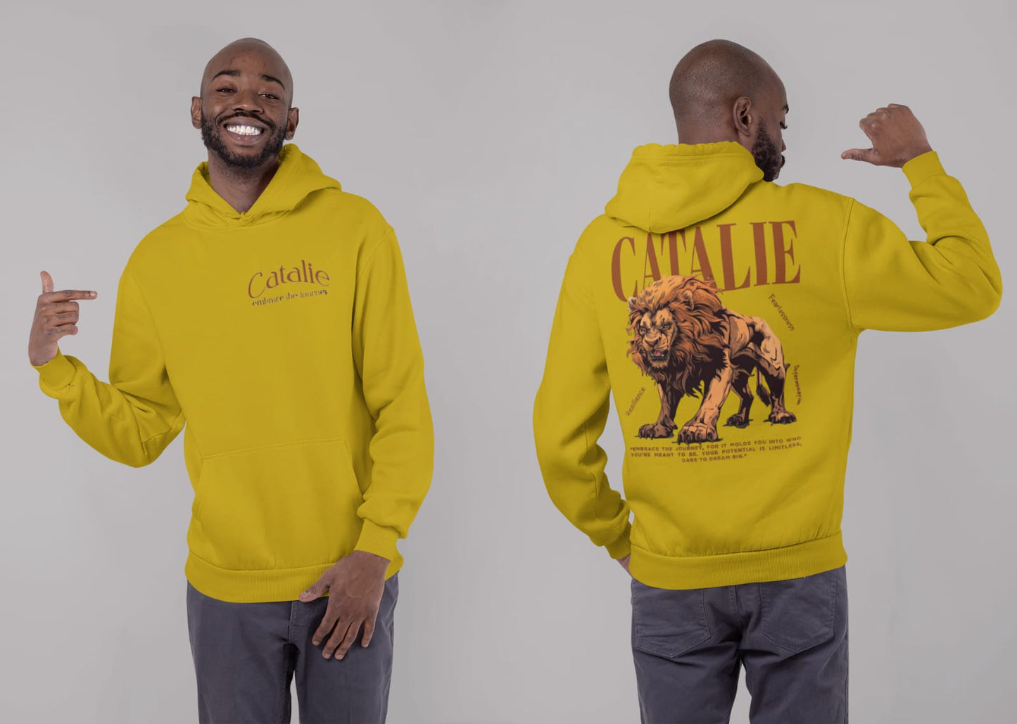 Catalie Limitless Koleksiyonu Erkek Kapüşonlu Sweatshirt