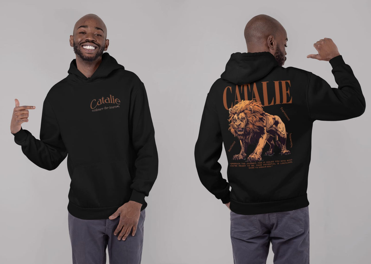 Catalie Limitless Koleksiyonu Erkek Kapüşonlu Sweatshirt