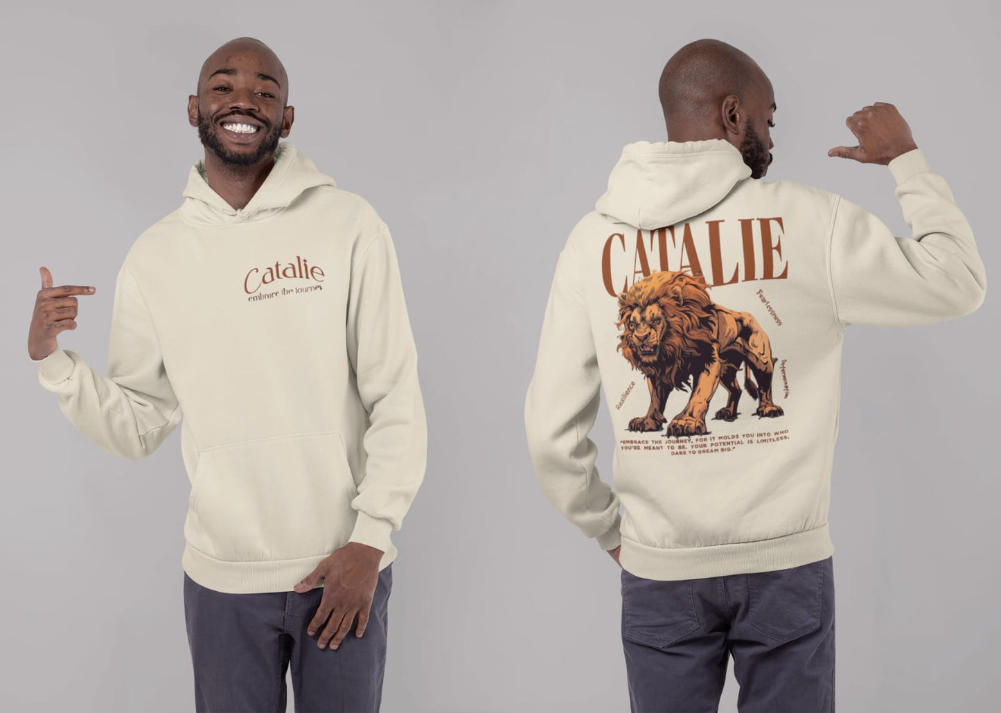 Catalie Limitless Koleksiyonu Erkek Kapüşonlu Sweatshirt